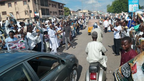 protest in Kano against genocide in burma 